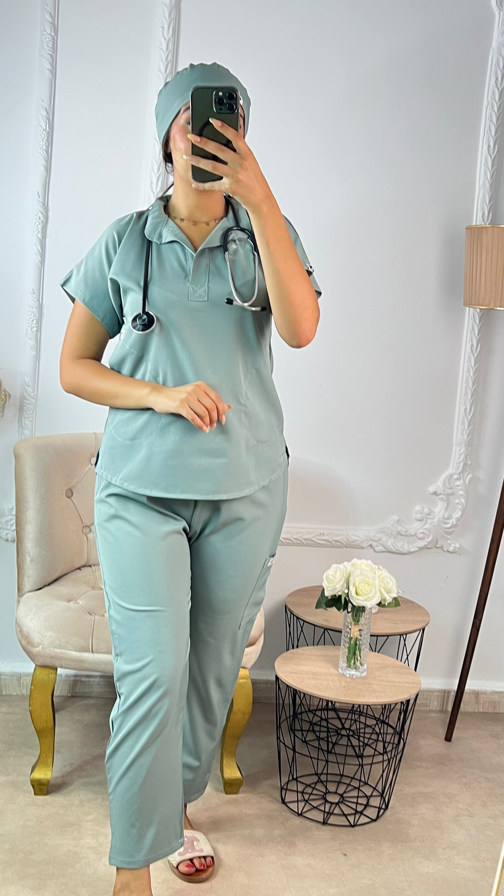 TENUE col officier medecine a la mode